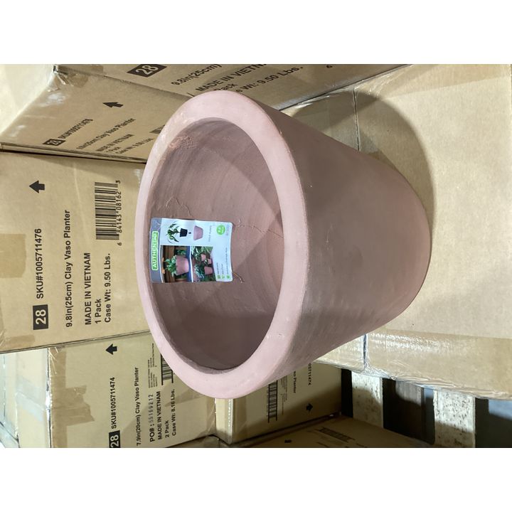Southern Patio 9.8'' Clay Vaso Planter