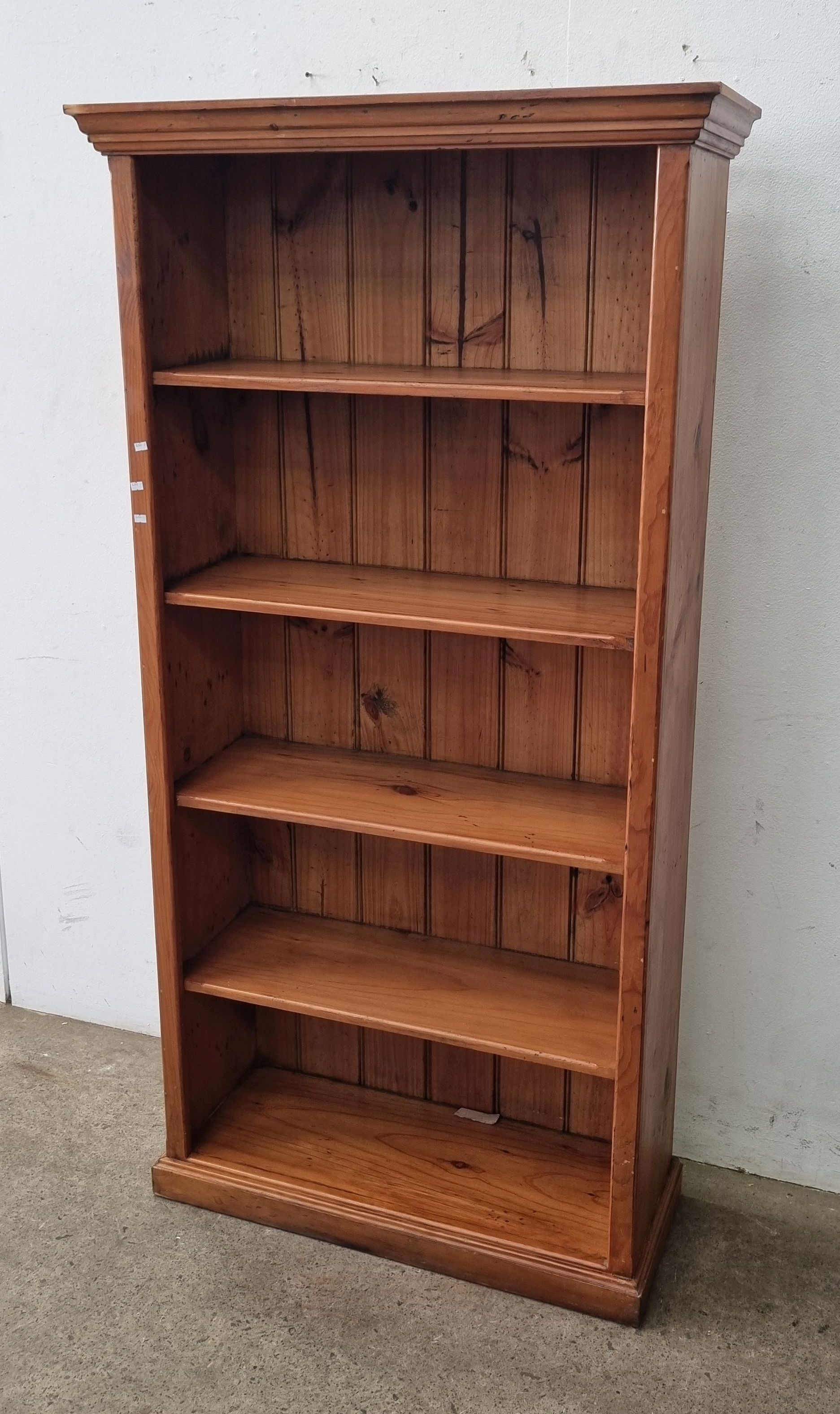 2133 · A PINE BOOKCASE