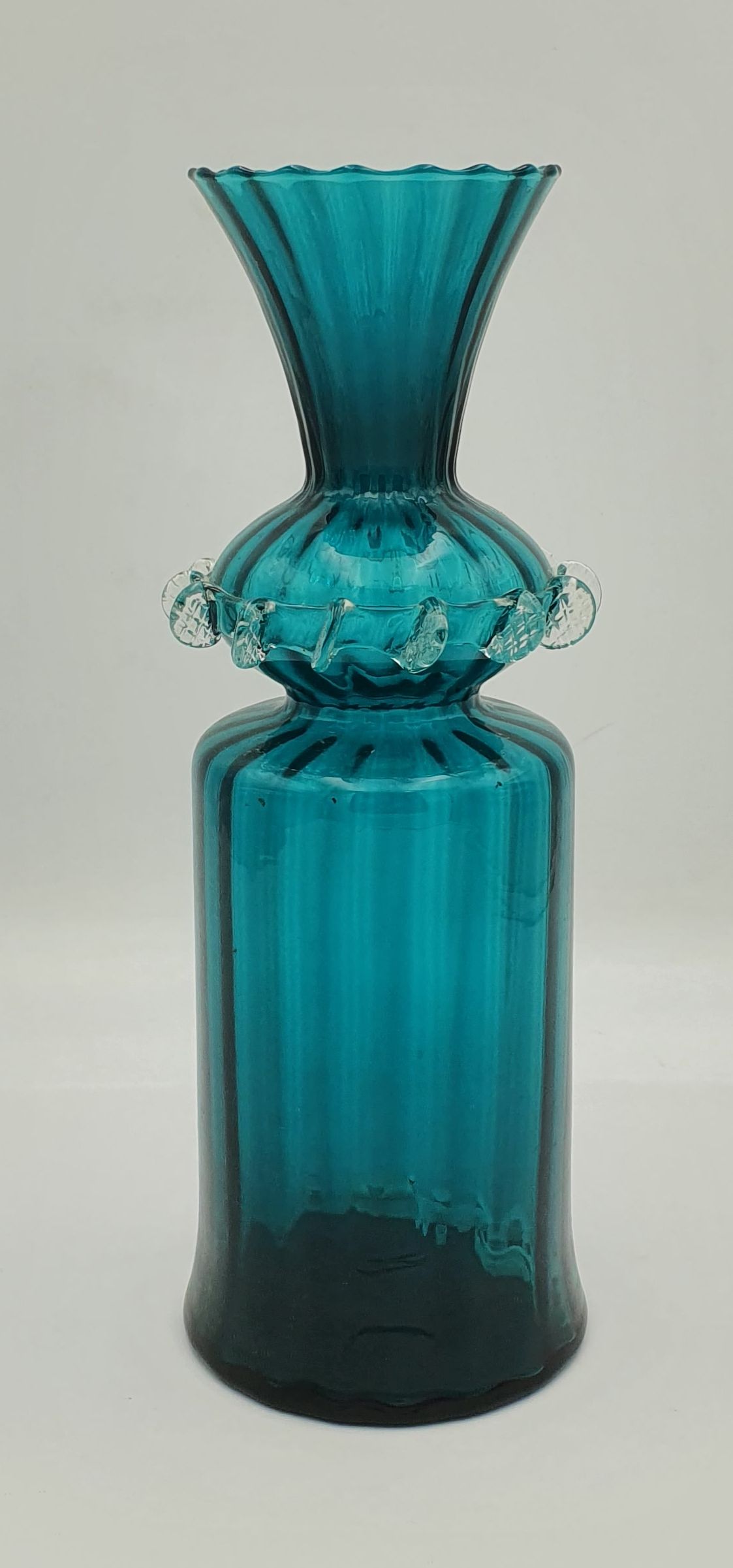 503 · AN ITALIAN MID-CENTURY TURQUOISE GLASS VASE