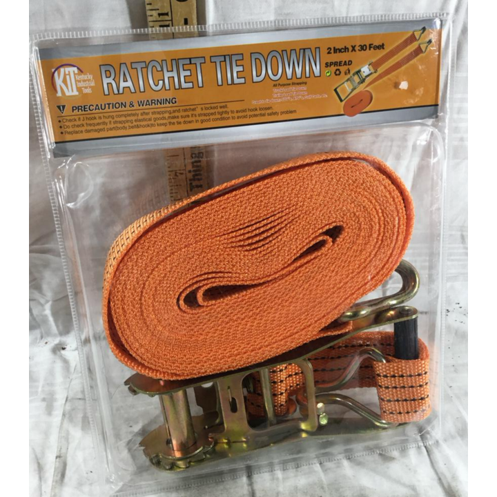 Kentucky Industrial Tools 2" x 30 Ft Ratchet Tie Down
