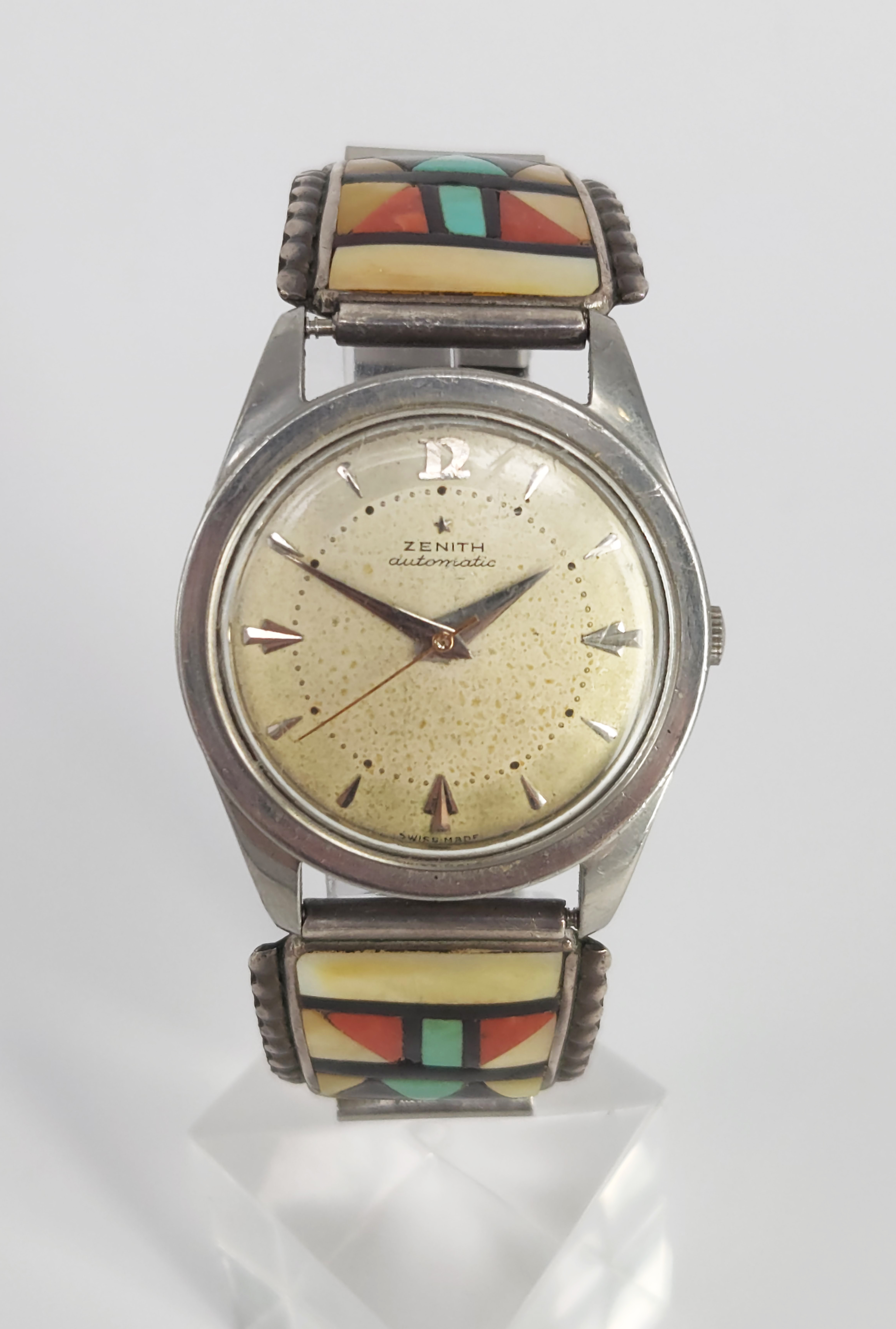 A H E CELLICION ZUNI X ZENITH AUTOMATIC WATCH