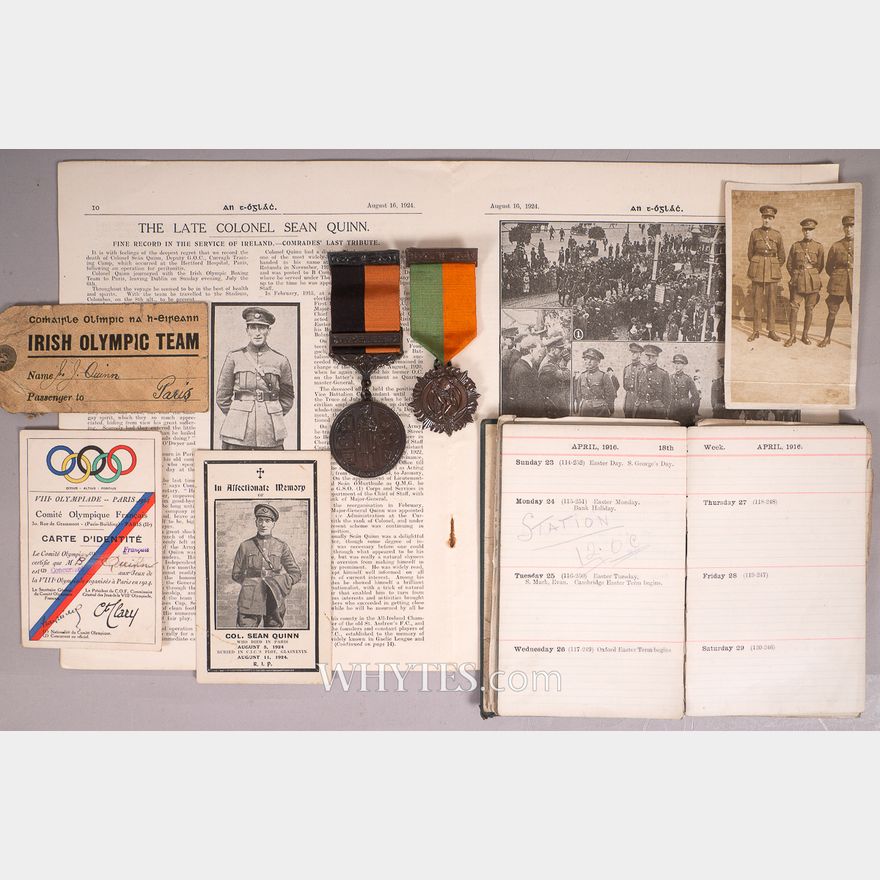 Col Whyte 1916 Rising and 1917-1921 War of Independence Comrac medals to Colonel ...