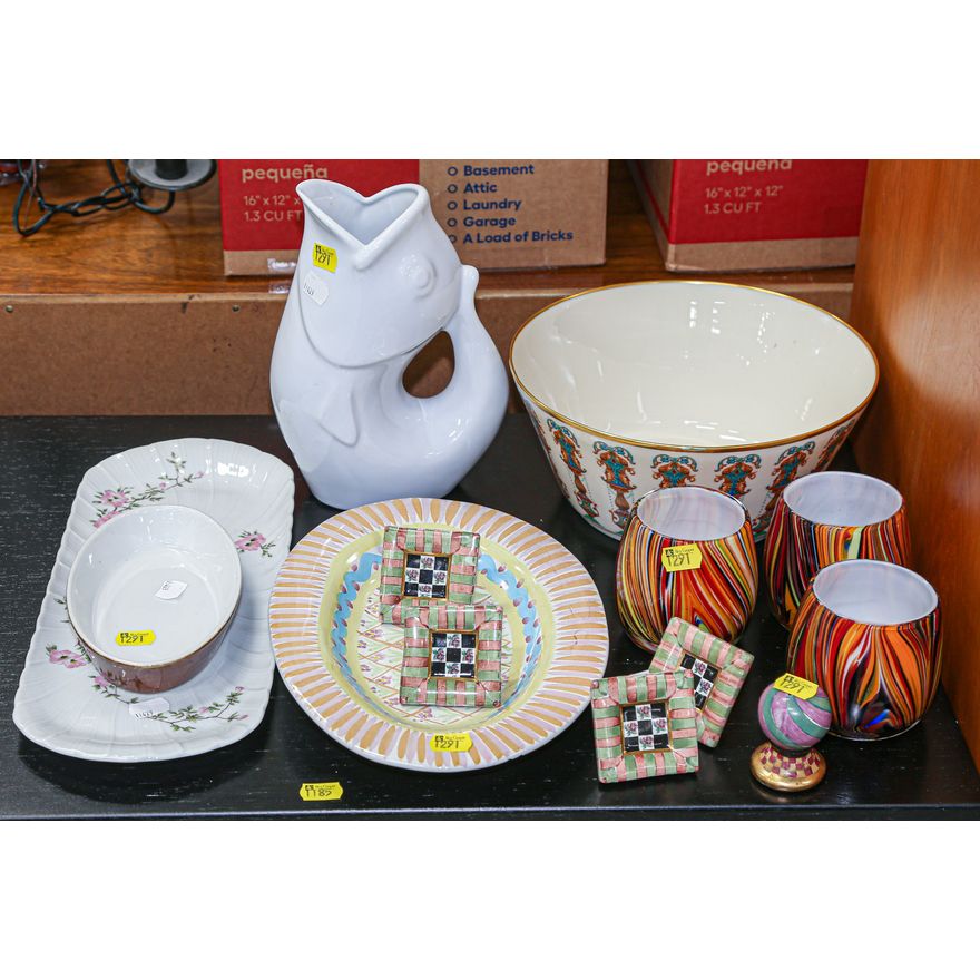 Assorted Glass & Ceramic Items