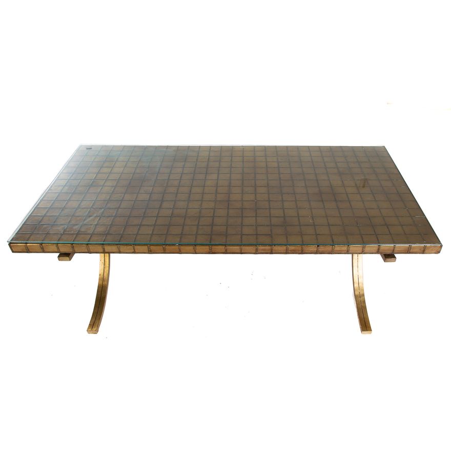Contemporary Giltwood Coffee Table
