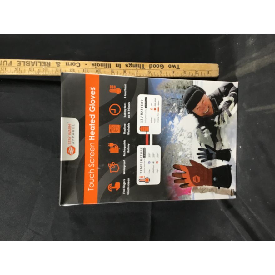 Stay Warm Apparel Touch Screen Heated Gloves Size L/XL - NO BATTERIES