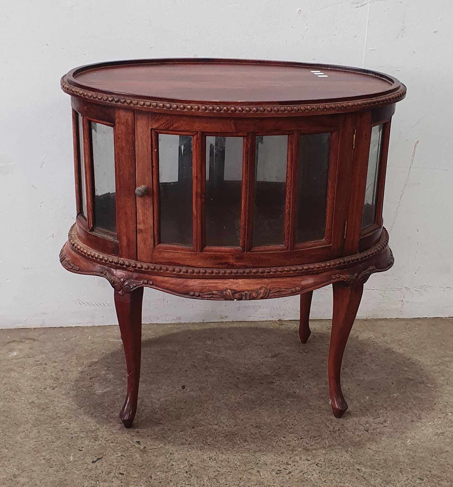 2149 · A MAHOGANY TWO DOOR SERVING CABINET