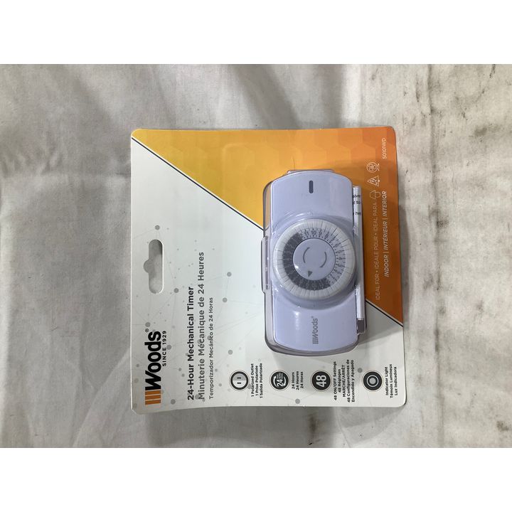 Woods 24-Hour Mechanical Timer (Indoor)