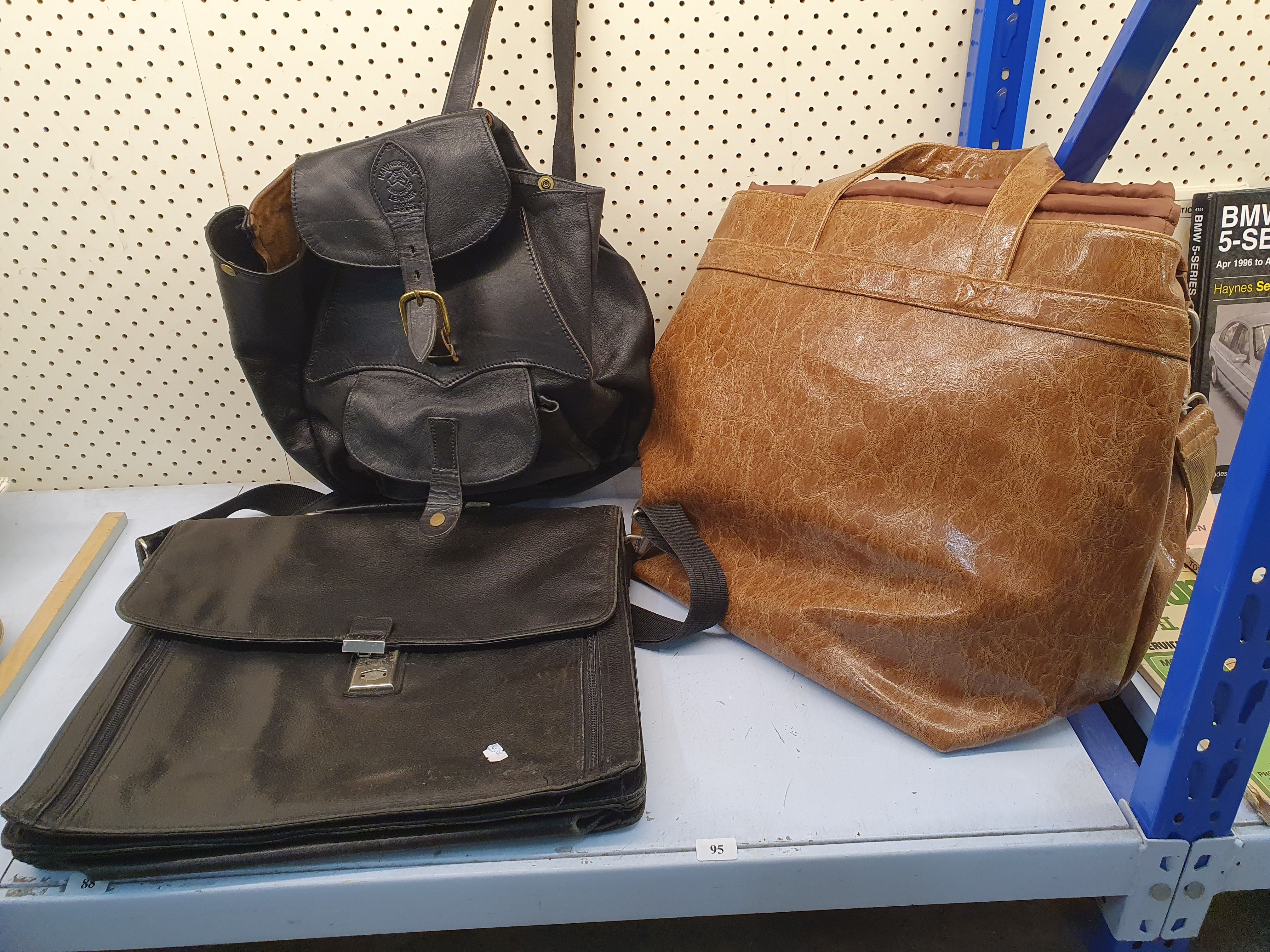95 · THREE VARIOUS BAGS