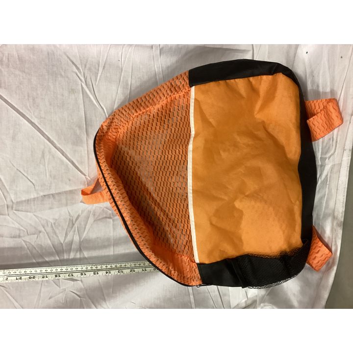 Orange & Black 2 Compartment 16'' x 15'' Backpack