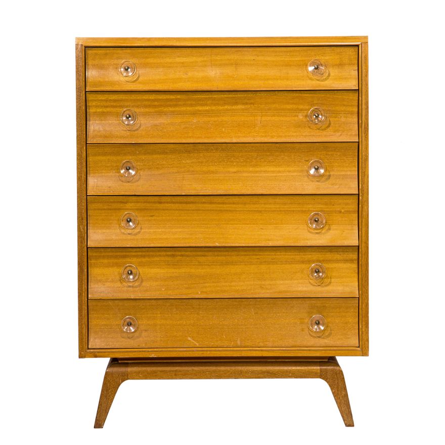 A Paul Frankl for Brown Saltman chest, having a rectangular top