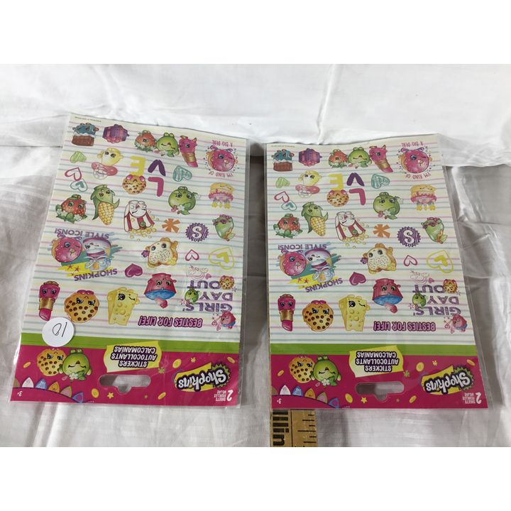 (2) Shopkins Stickers