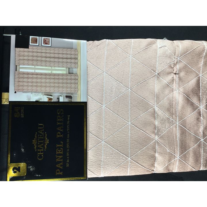Chateau 2pc Panels 84" (Rose)