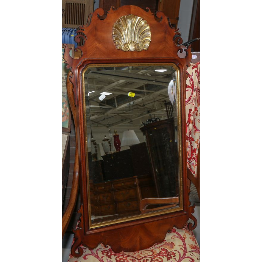 Chippendale Style Mahogany Fretwork Mirror