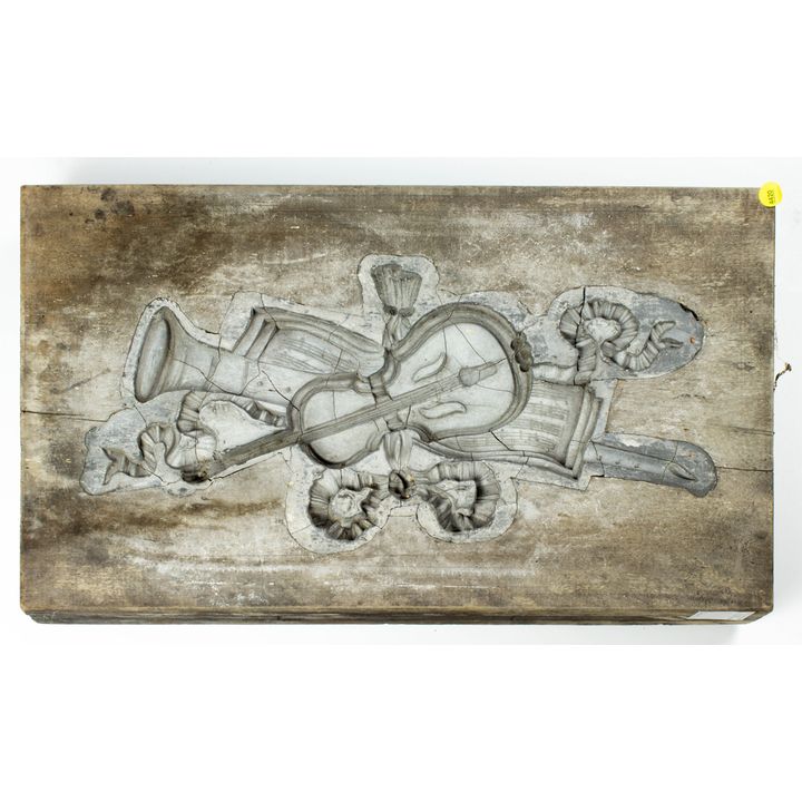 Neoclassical style carved wood architectural mold from the Detroit Symphony