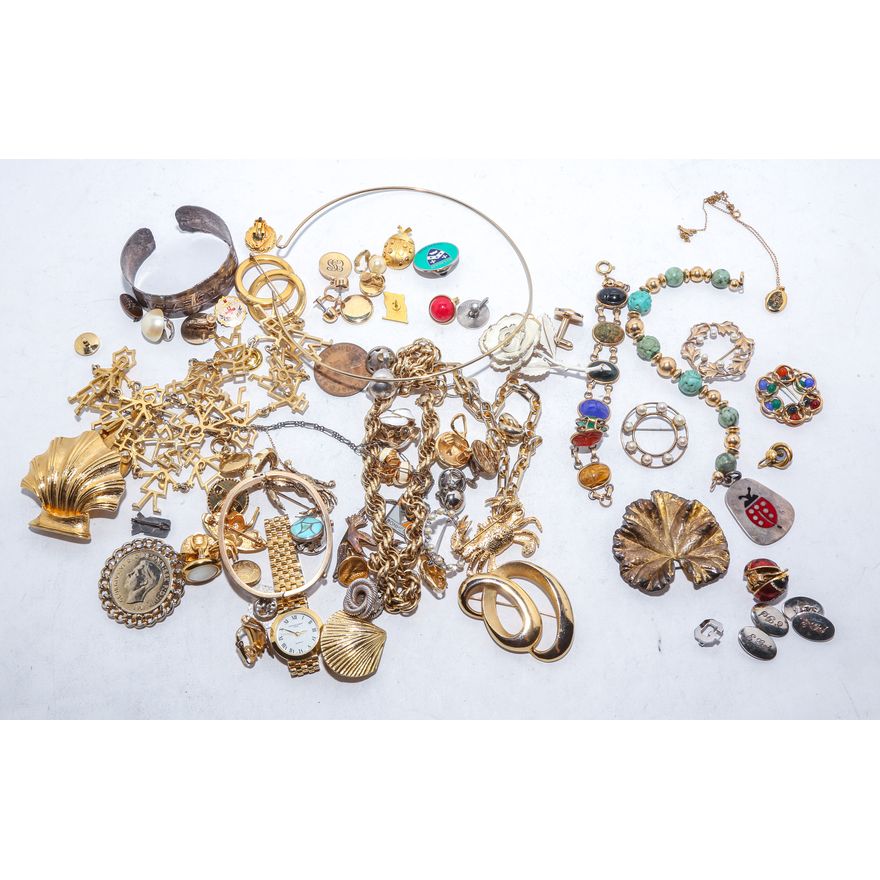A Collection of Fashion Jewelry with Sterling Silver