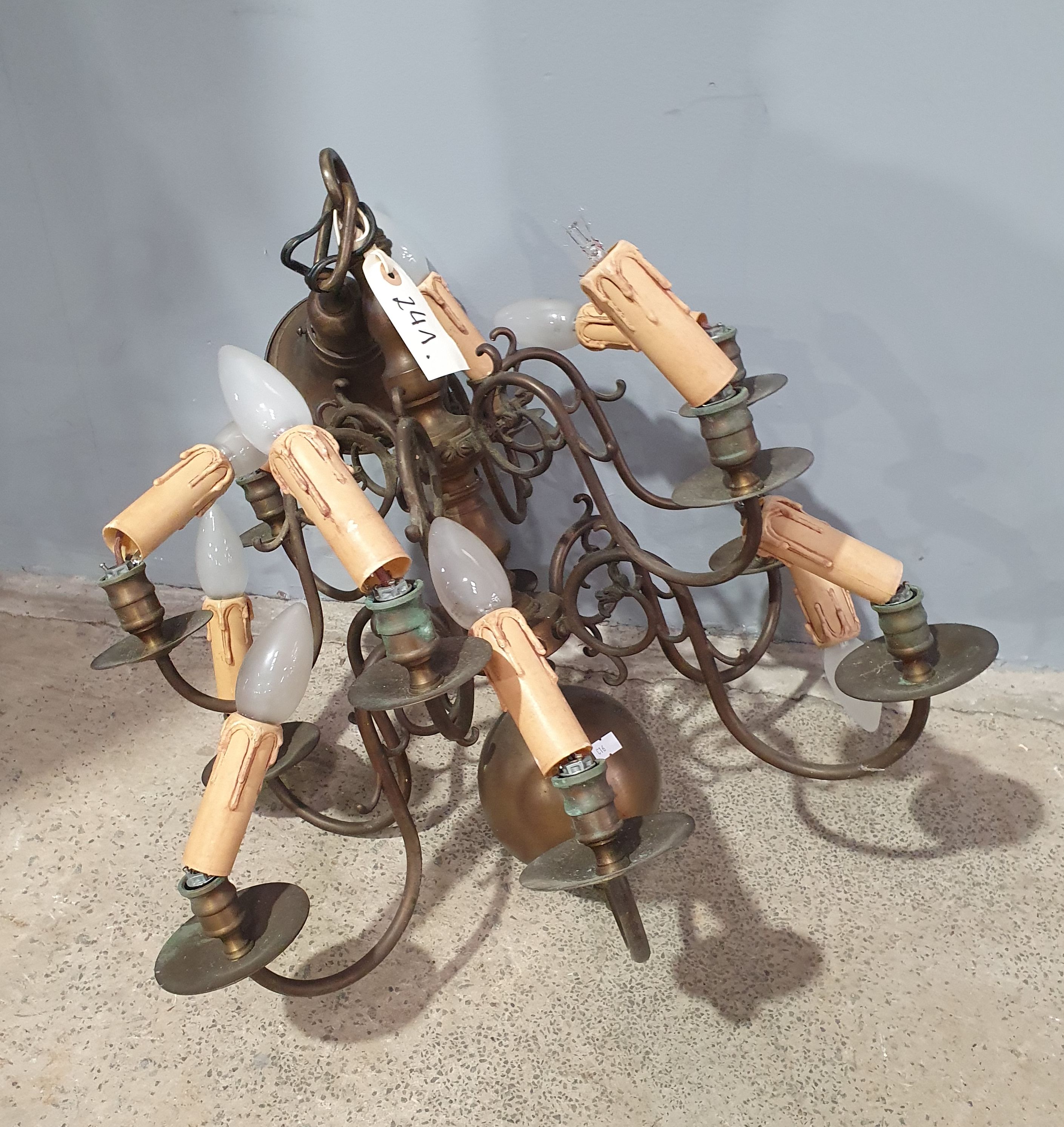A Six Branch Ceiling Light