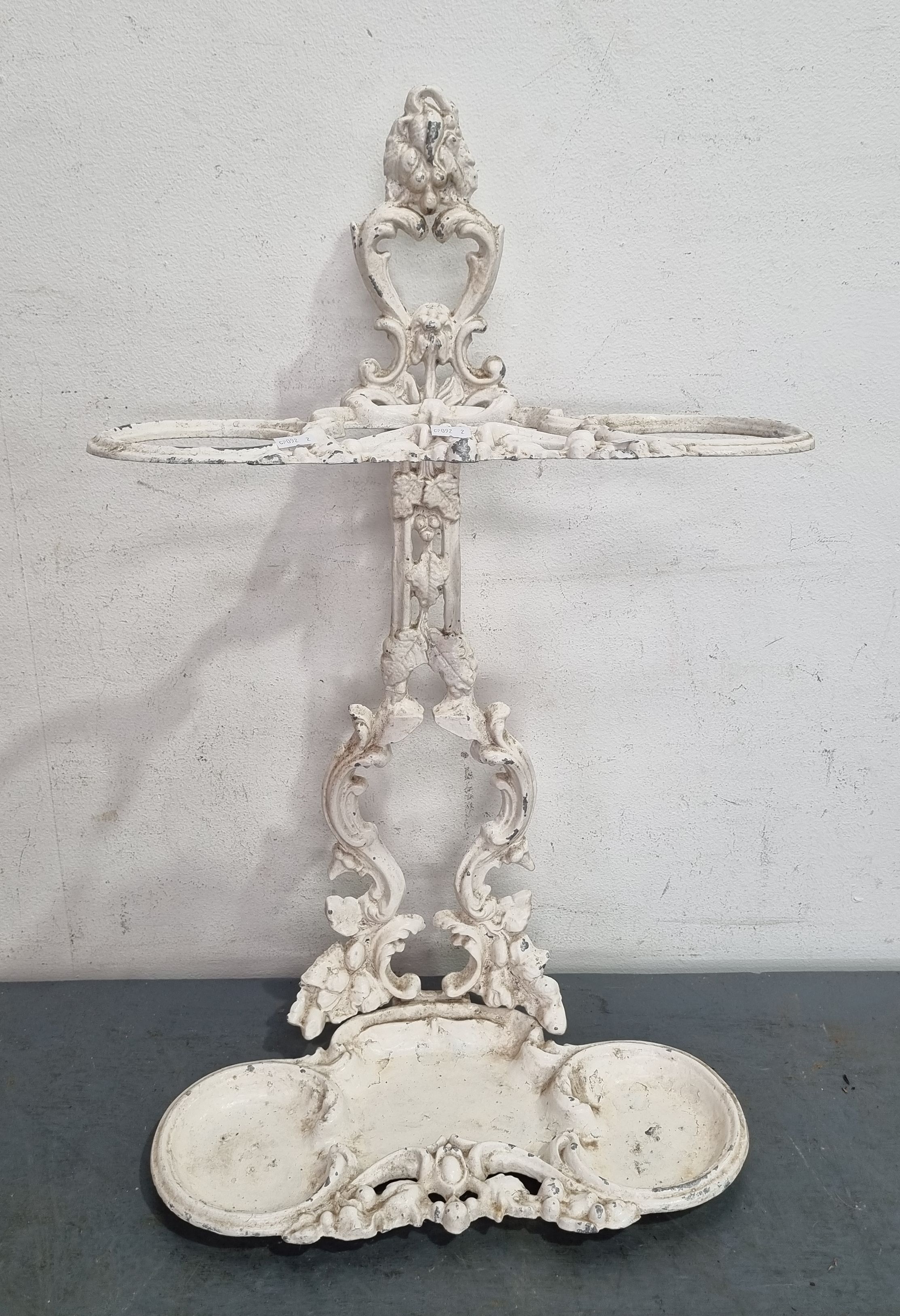An Aluminium Umbrella Stand