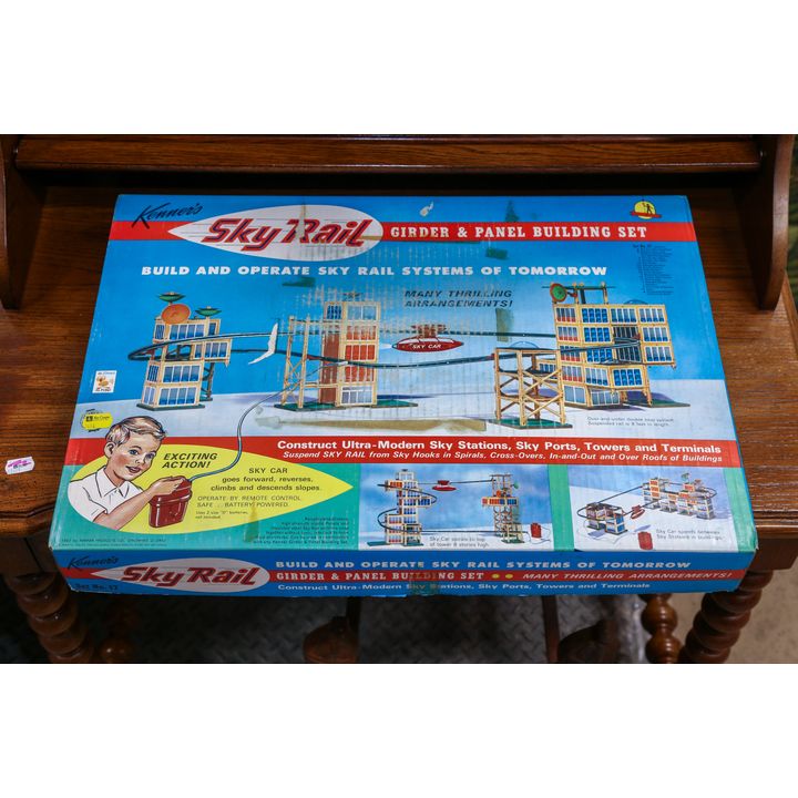 A Vintage Sky Rail Girder & Panel Building Set