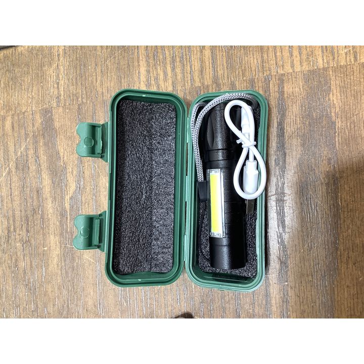 Kentucky Industrial Tools Rechargeable LED Flashlight with Charger & Case