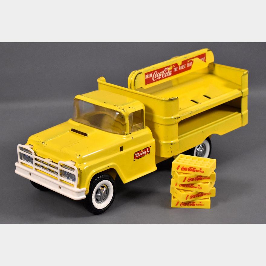 1960's Buddy-L pressed steel Coke Coca Cola truck | Toys Trains and Other  Old Stuff LLC