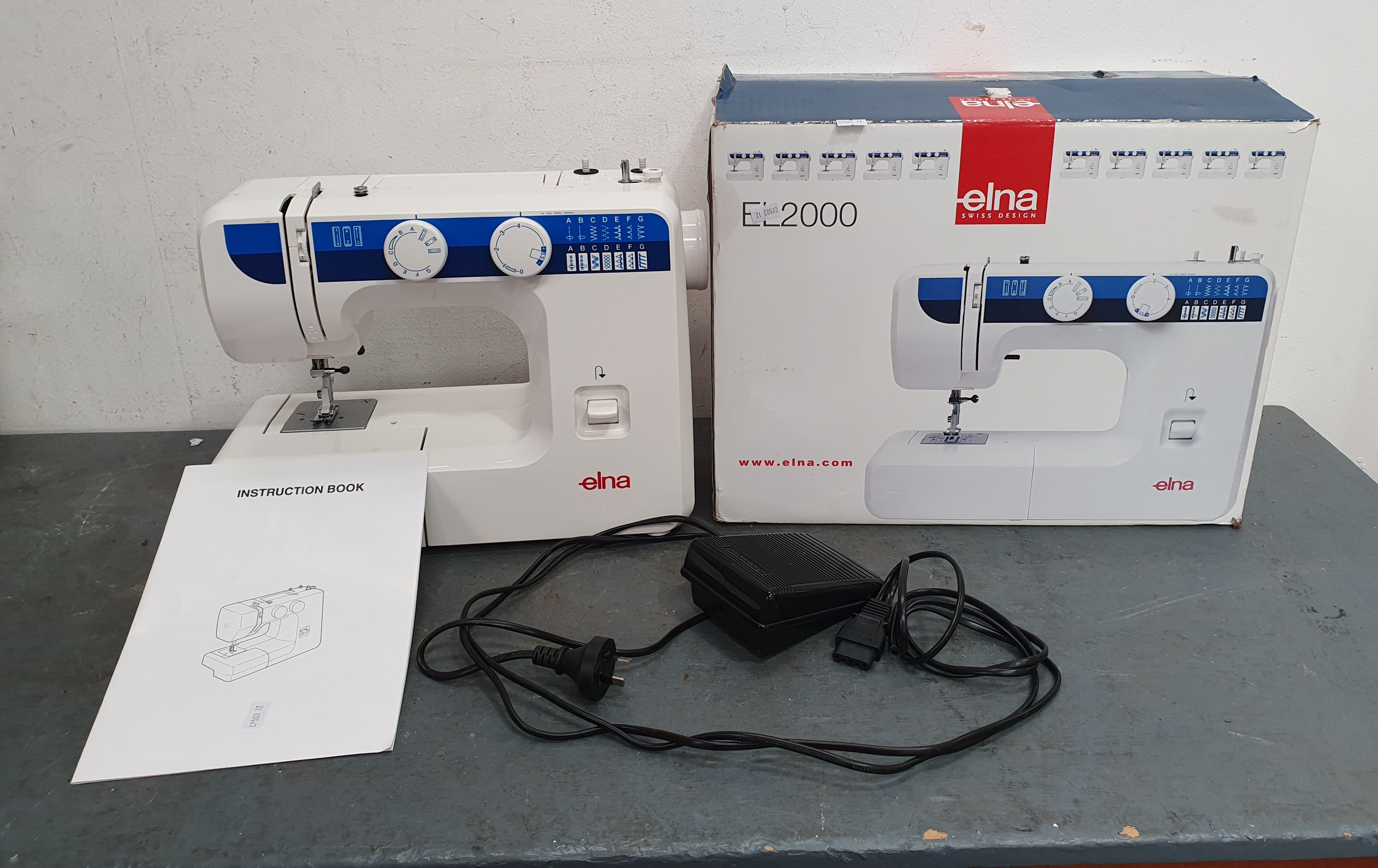 AN ELNA SEWING MACHINE
