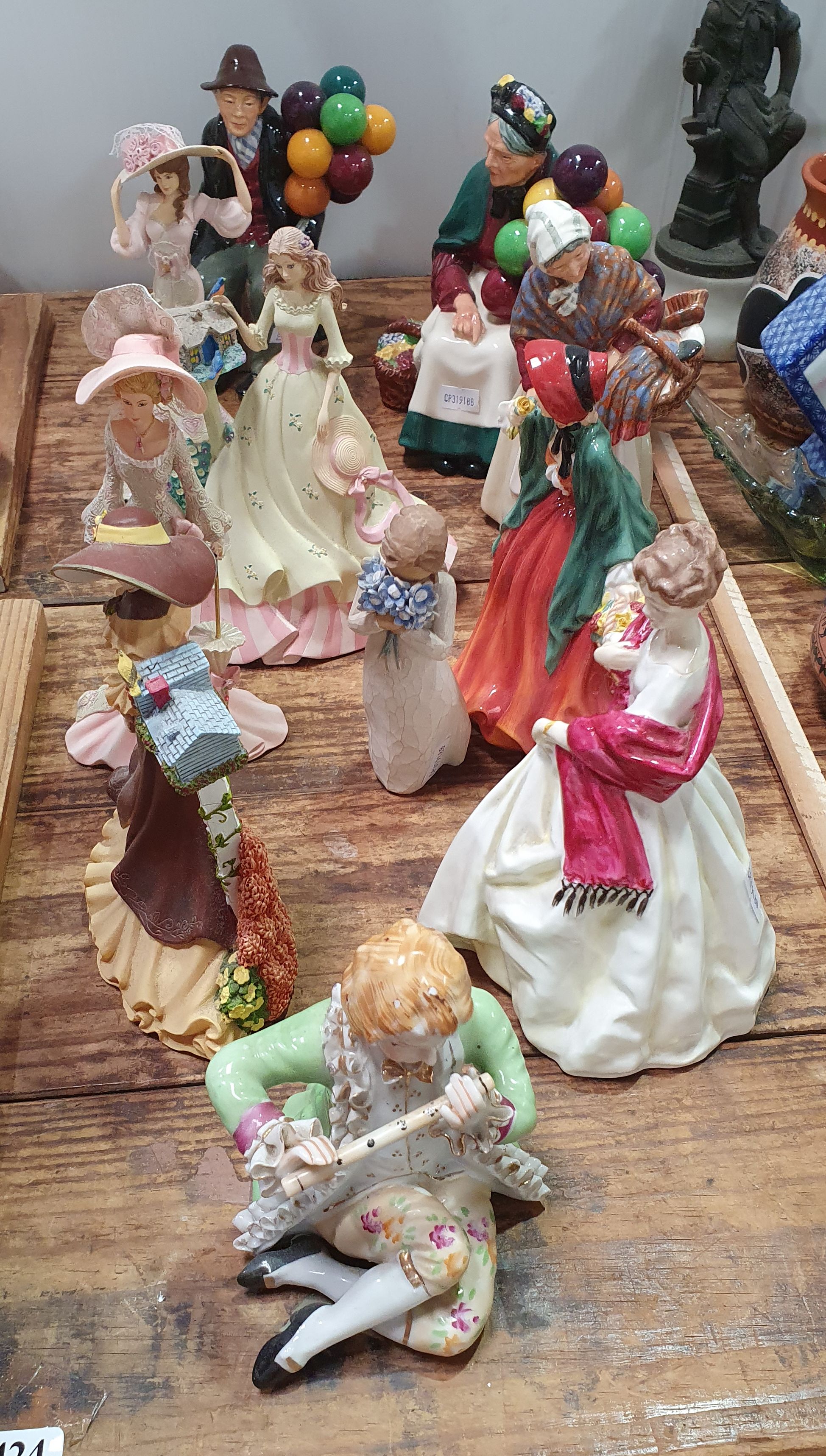A GROUP OF FIGURINES