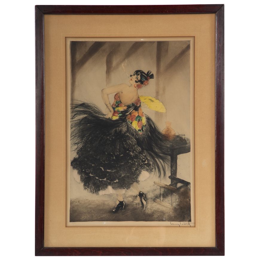Louis Icart. "Carmen," etching & aquatint