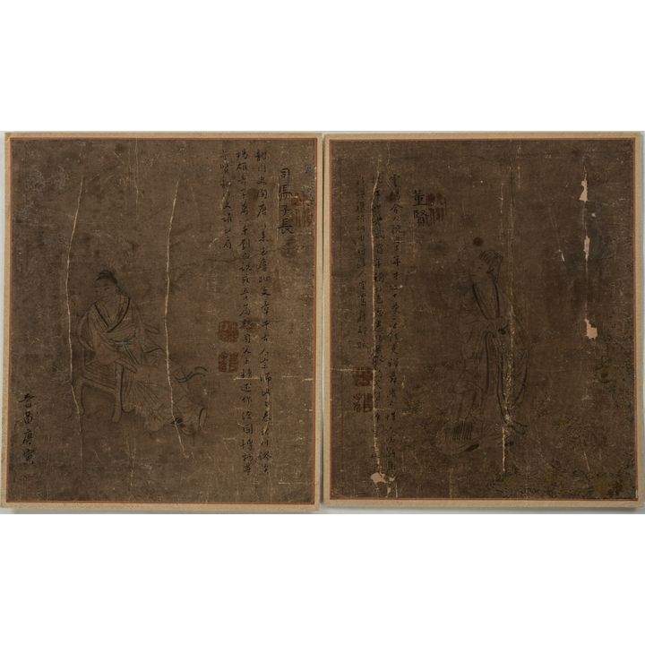 A Pair of Japanese Watercolors