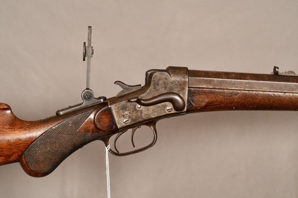 Remington Hepburn, .45-70 cal. drop block rifle, 30