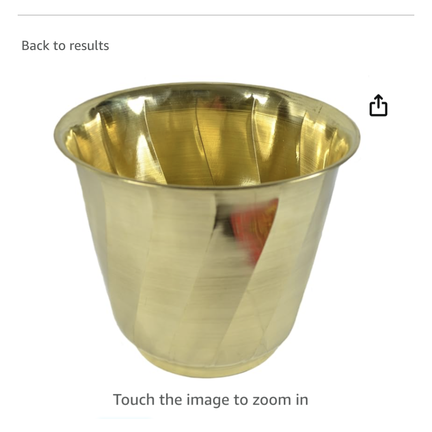 Handcrafted Brass Planter Pot With Lacquer Finish (10.5"x12")