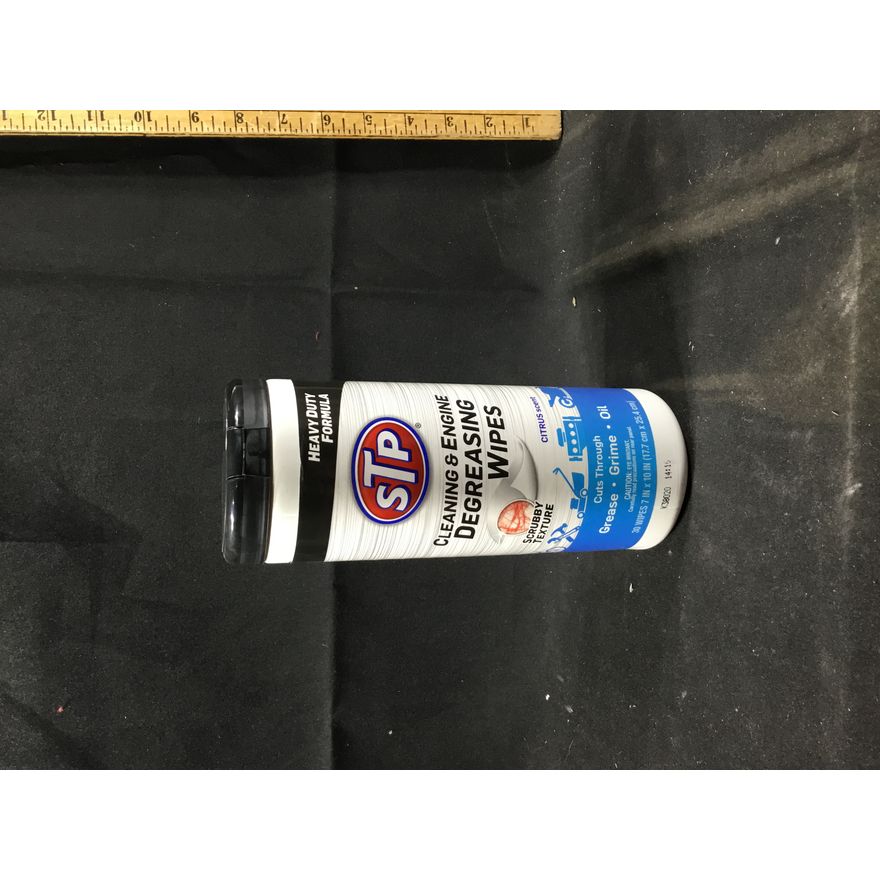STP Cleaning&Engine Degreasing Wipes, Citrus Scent- 30 Wipes