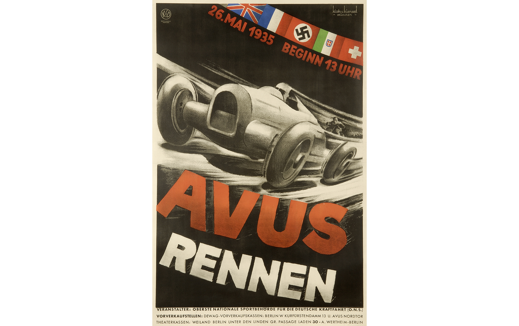 Avus Rennen Poster, 1935 | Gooding Christie's