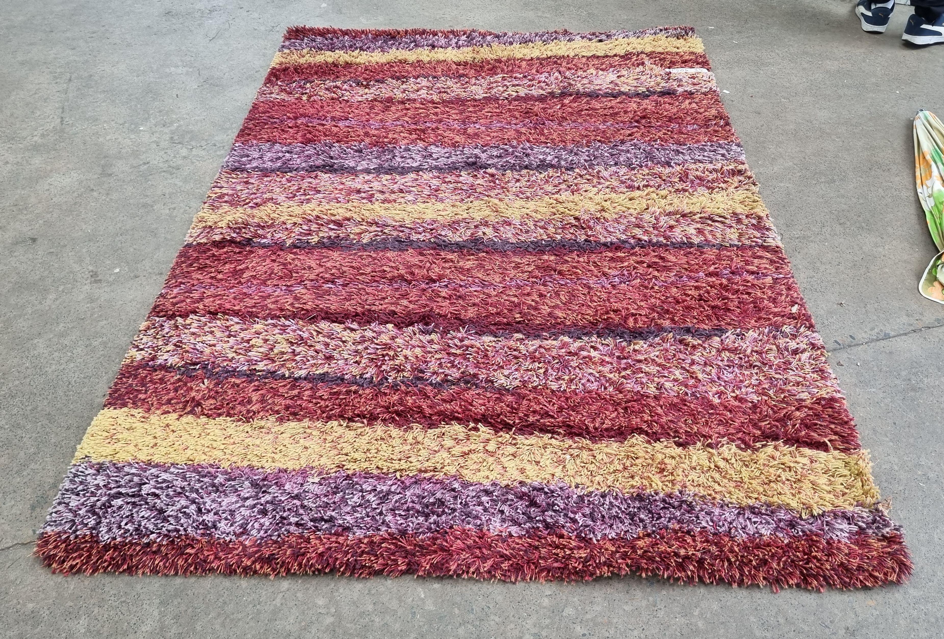 A Multicoloured Shag Carpet