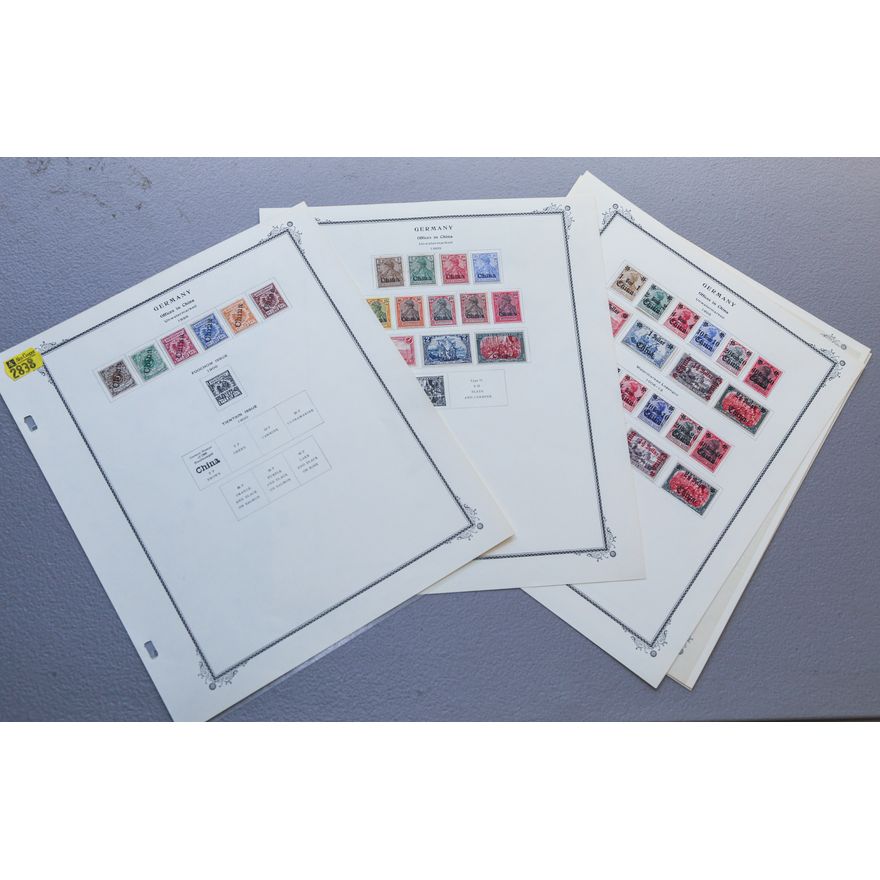 Postage Stamps of German Offices in China