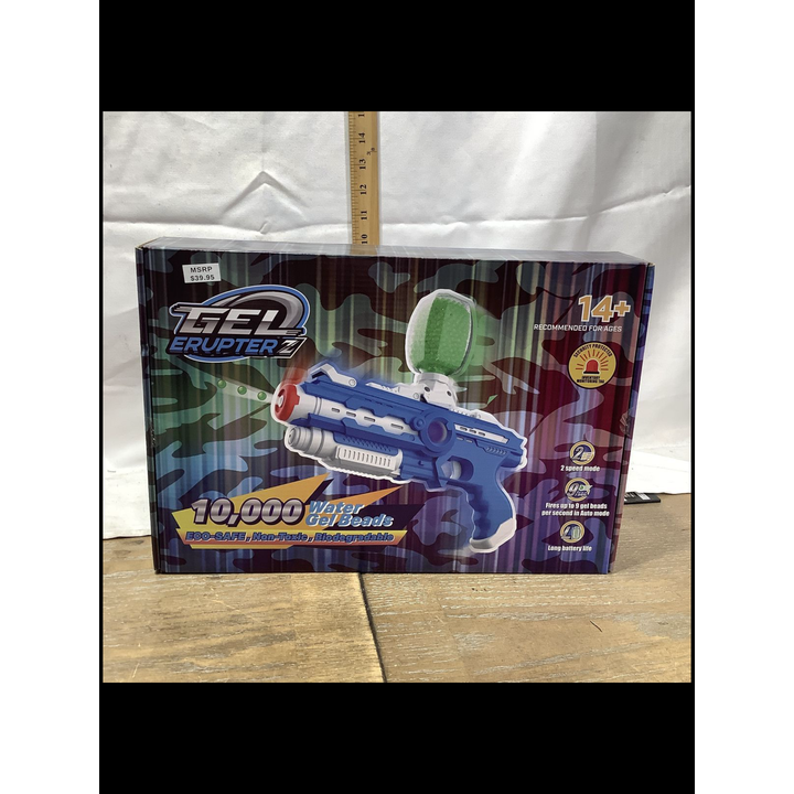 Gel Erupter Water Gel Bead Gun w/ 10,000 Water Gel Beads