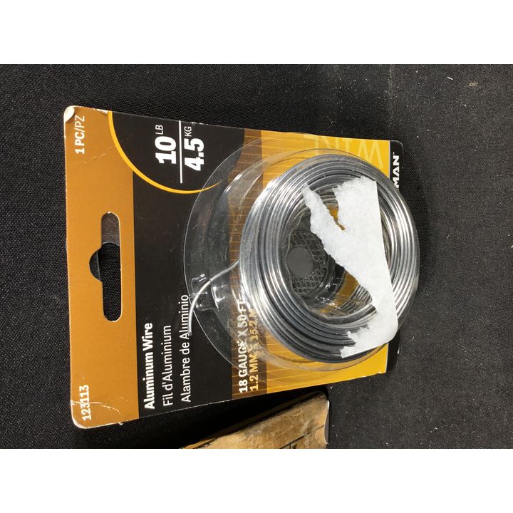 Hillman Aluminum Wire 10 lb - 18 GA 50Ft