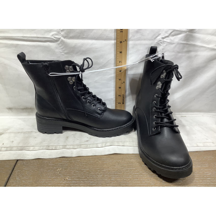 Marta Ankle Boots, Memory Foam - Black Size 8 Women's