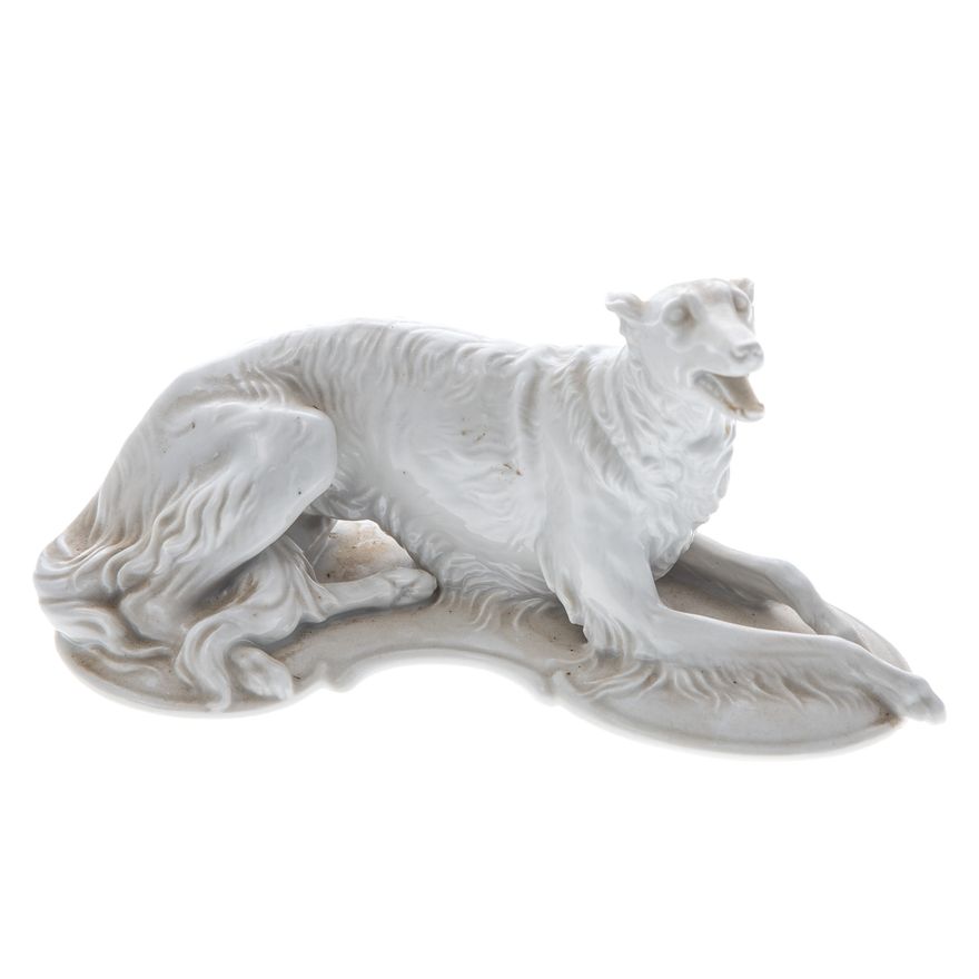 Hugo Meisel, recumbent borzoi for Rosenthal