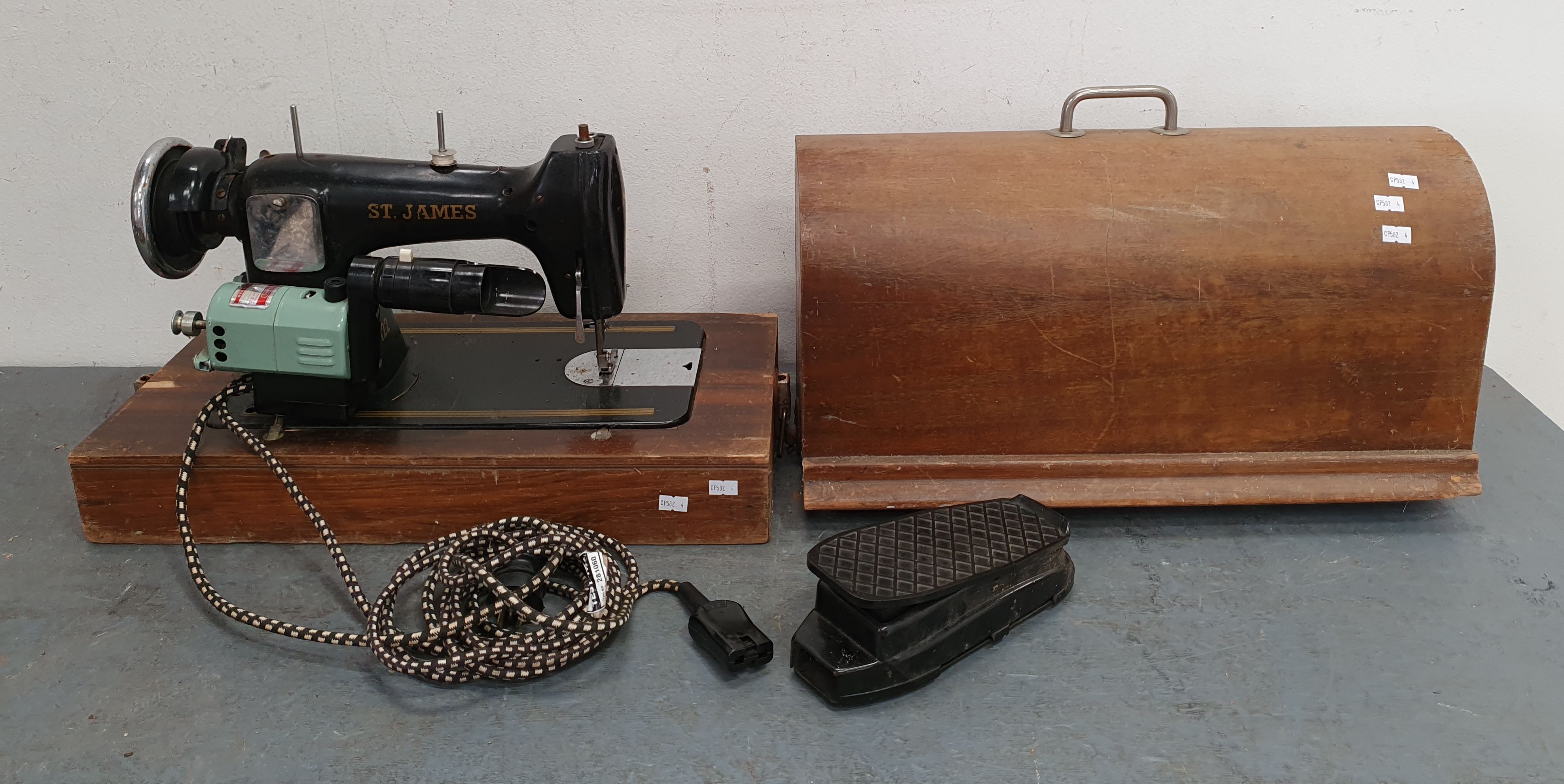 1315 · A ST JAMES PORTABLE SEWING MACHINE