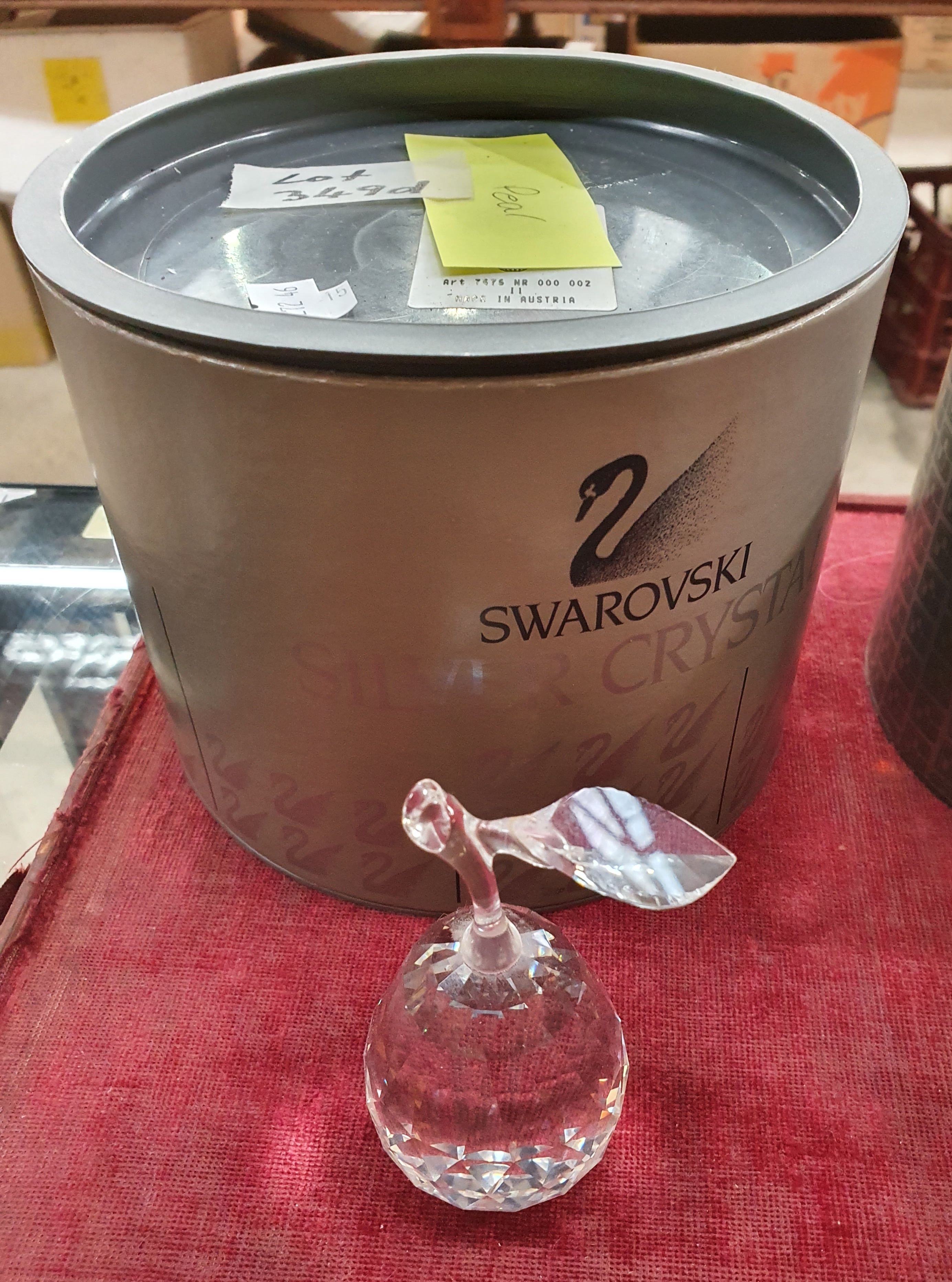 349D · A SWAROVSKI CRYSTAL PEAR