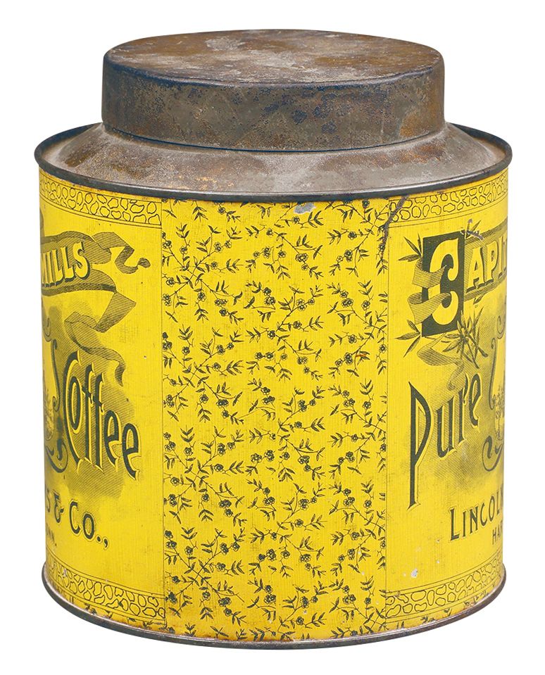 Capital Mills Coffee Tin Antique Advertising LLC