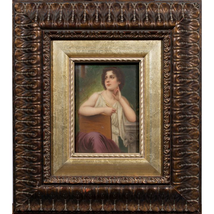 Painting, Pre-Raphaelite Style Portrait of a Lady (20th century)