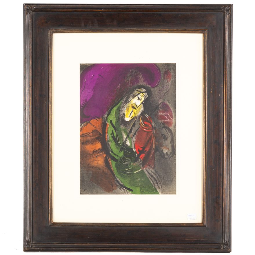 Marc Chagall. "The Prophet Jeremiah," lithograph