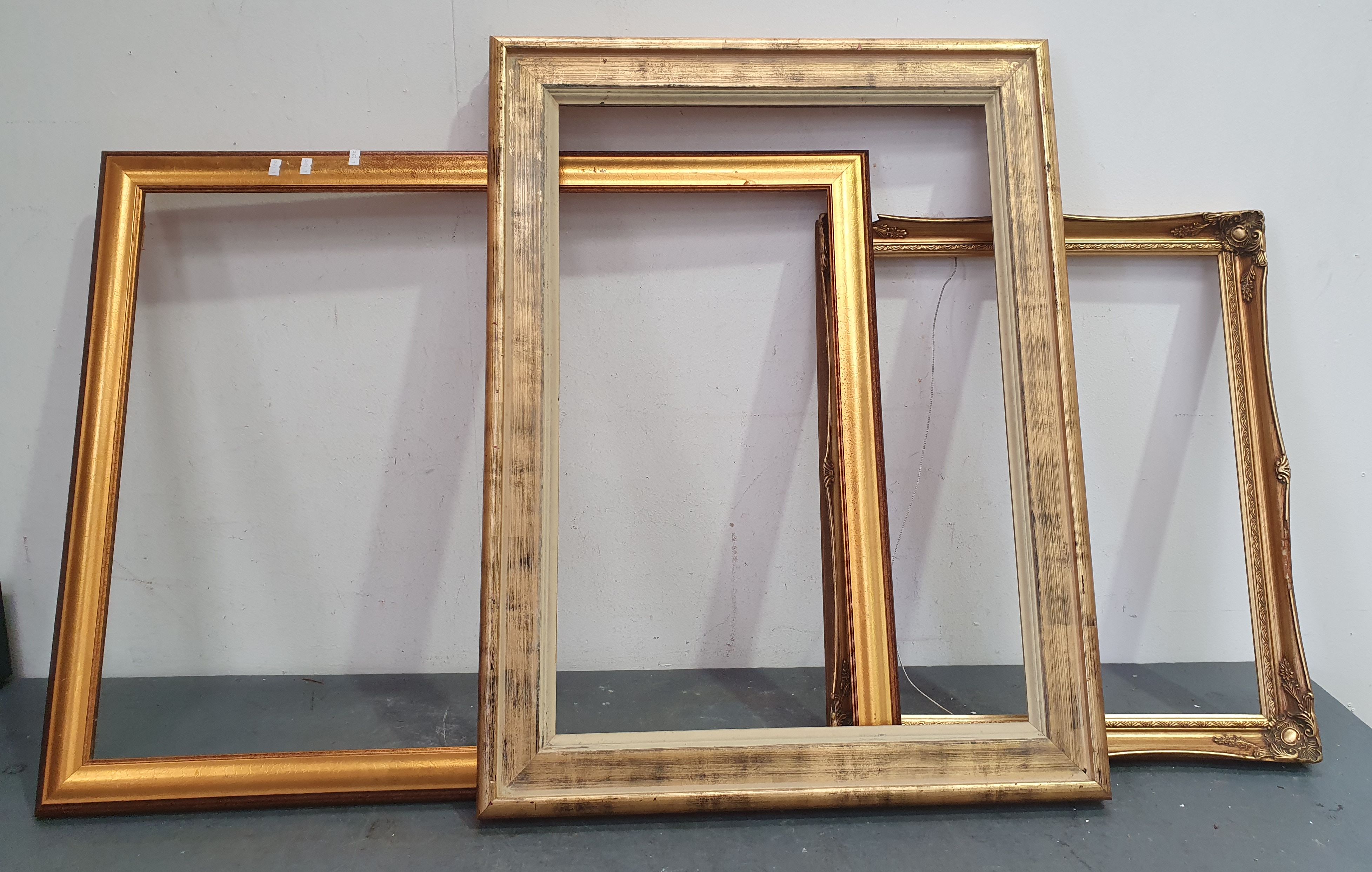 Three Gilt Picture Frames