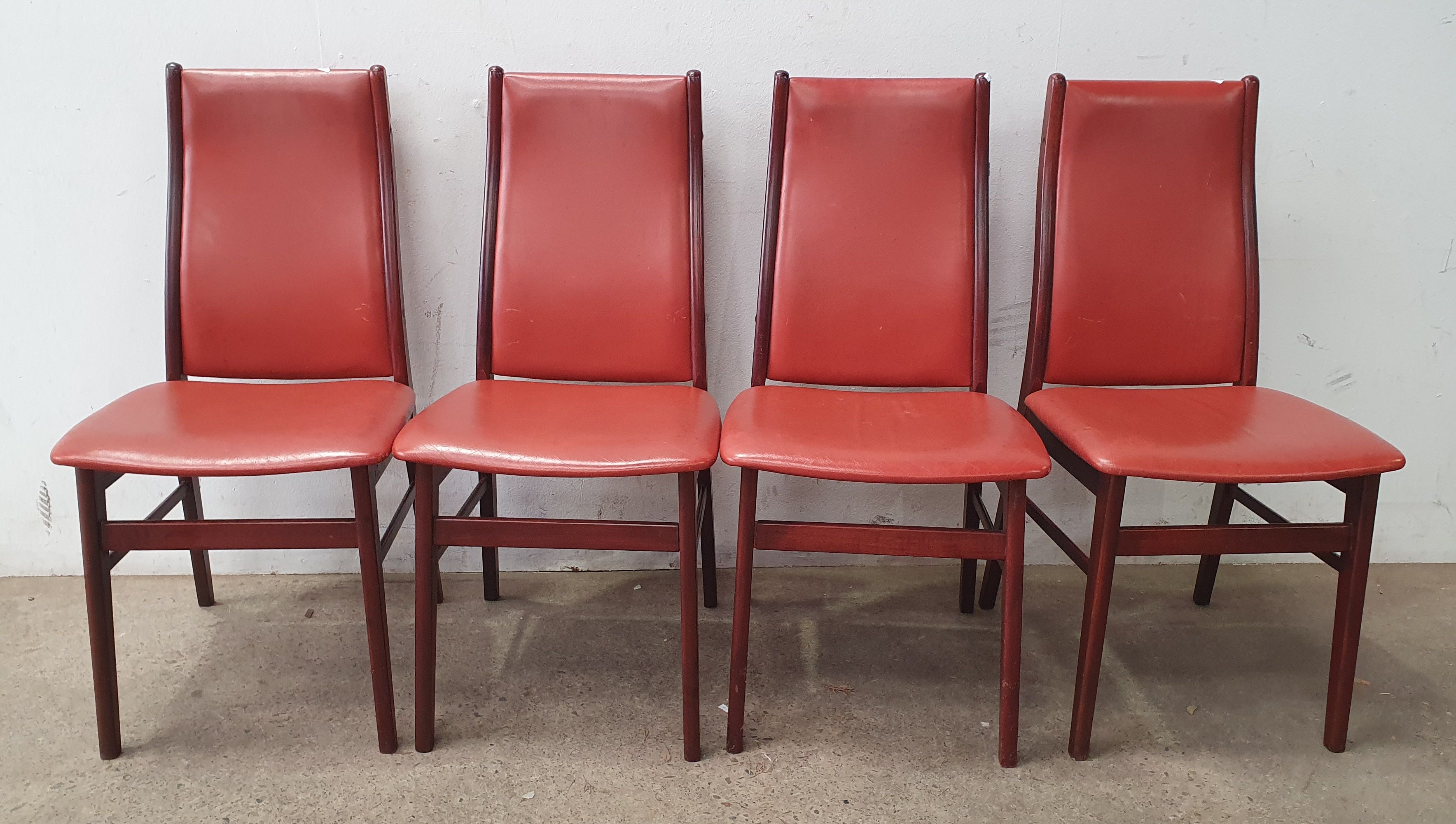 Four Mid-Century Dining Chairs