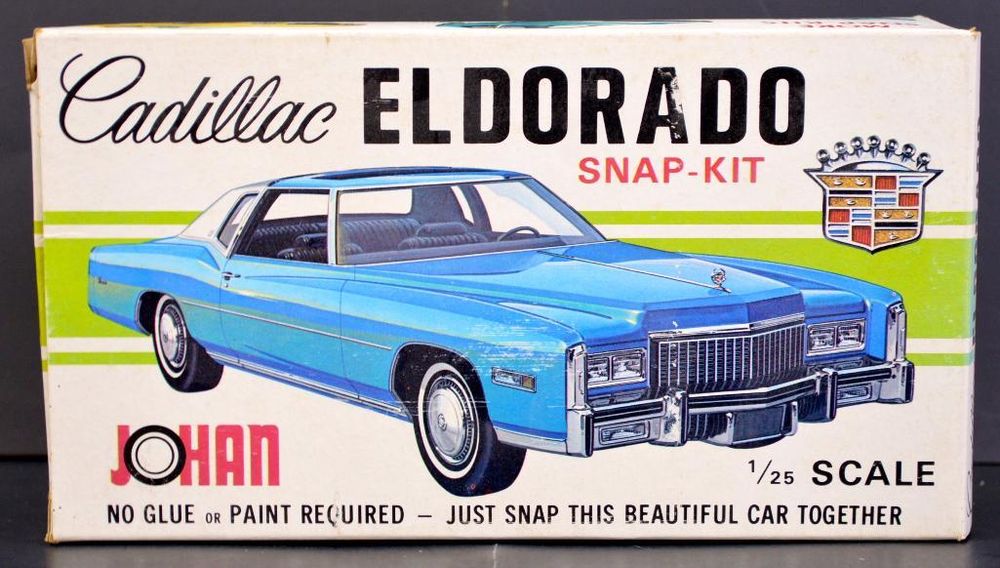 Mint Unbuilt Jo Han 1970 Cadillac Eldorado 1 25 Scale Model Snap Kit Lofty Marketplace