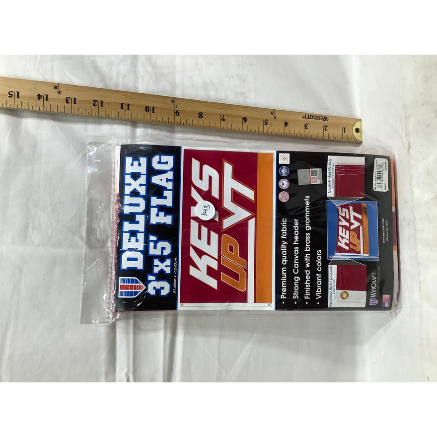 Keys Up VT Deluze 3x5' Flag
