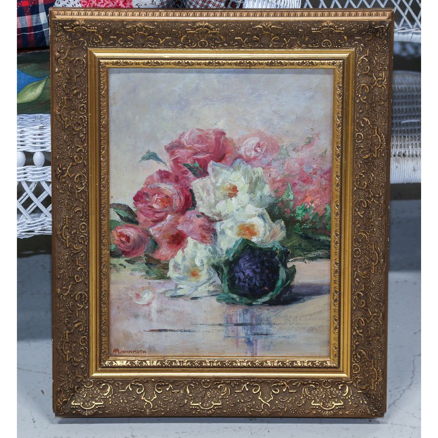 Arlington Lindenmuth. Still Life, oil
