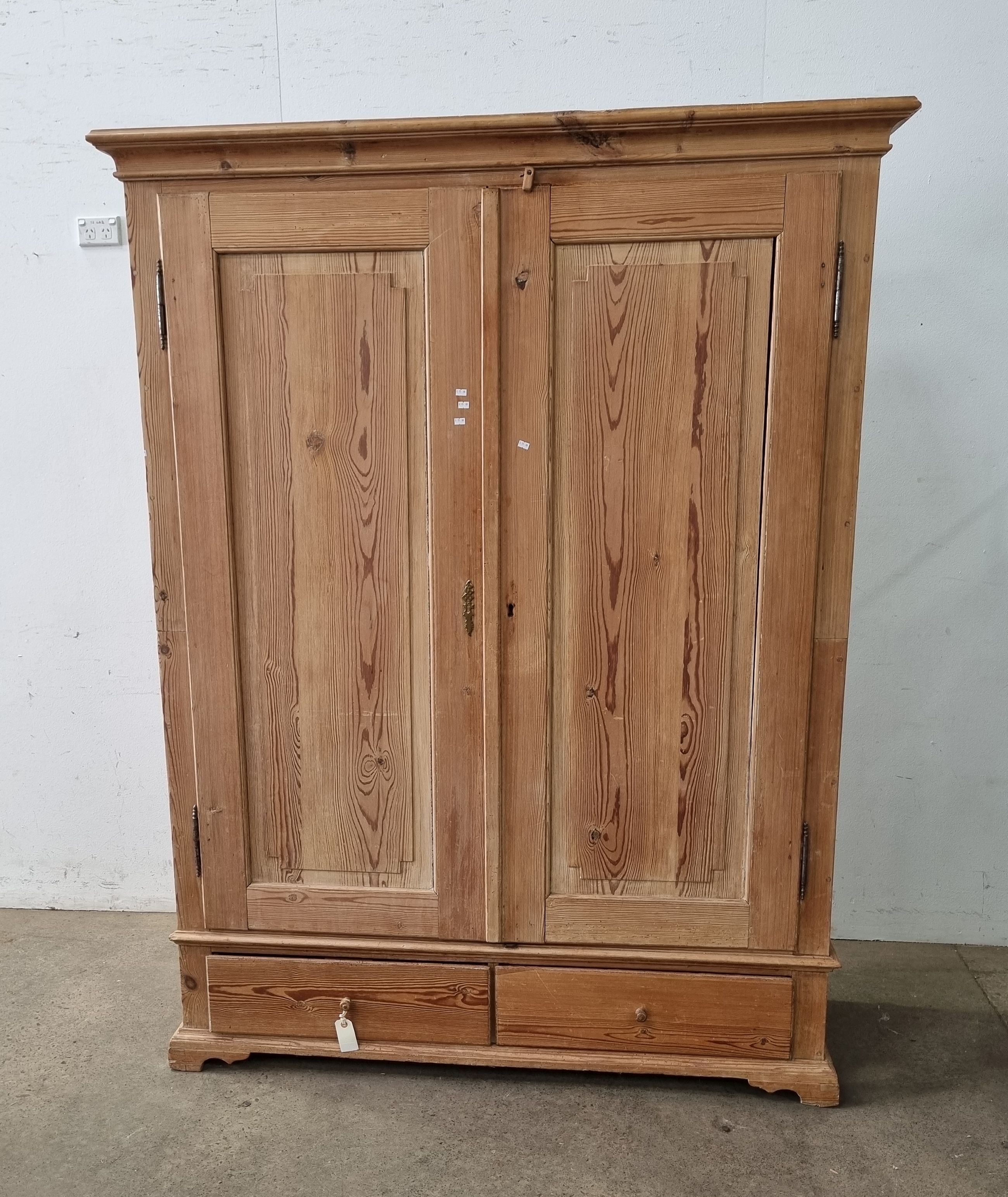 A Baltic Pine Armoire