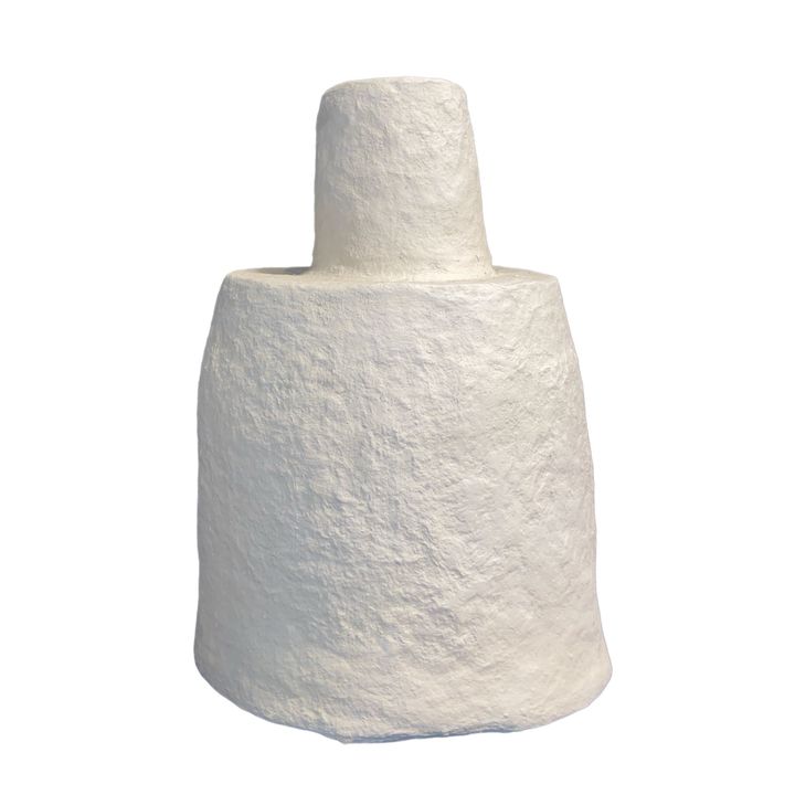 Large Post Modern Paper Mache Vessel